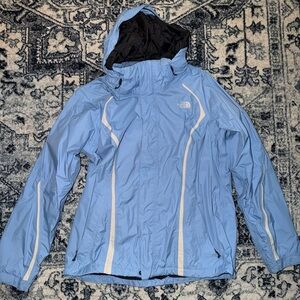 The North Face Winter Jacket Hyvent Nylon Shell with Zip Out Lining - Size L